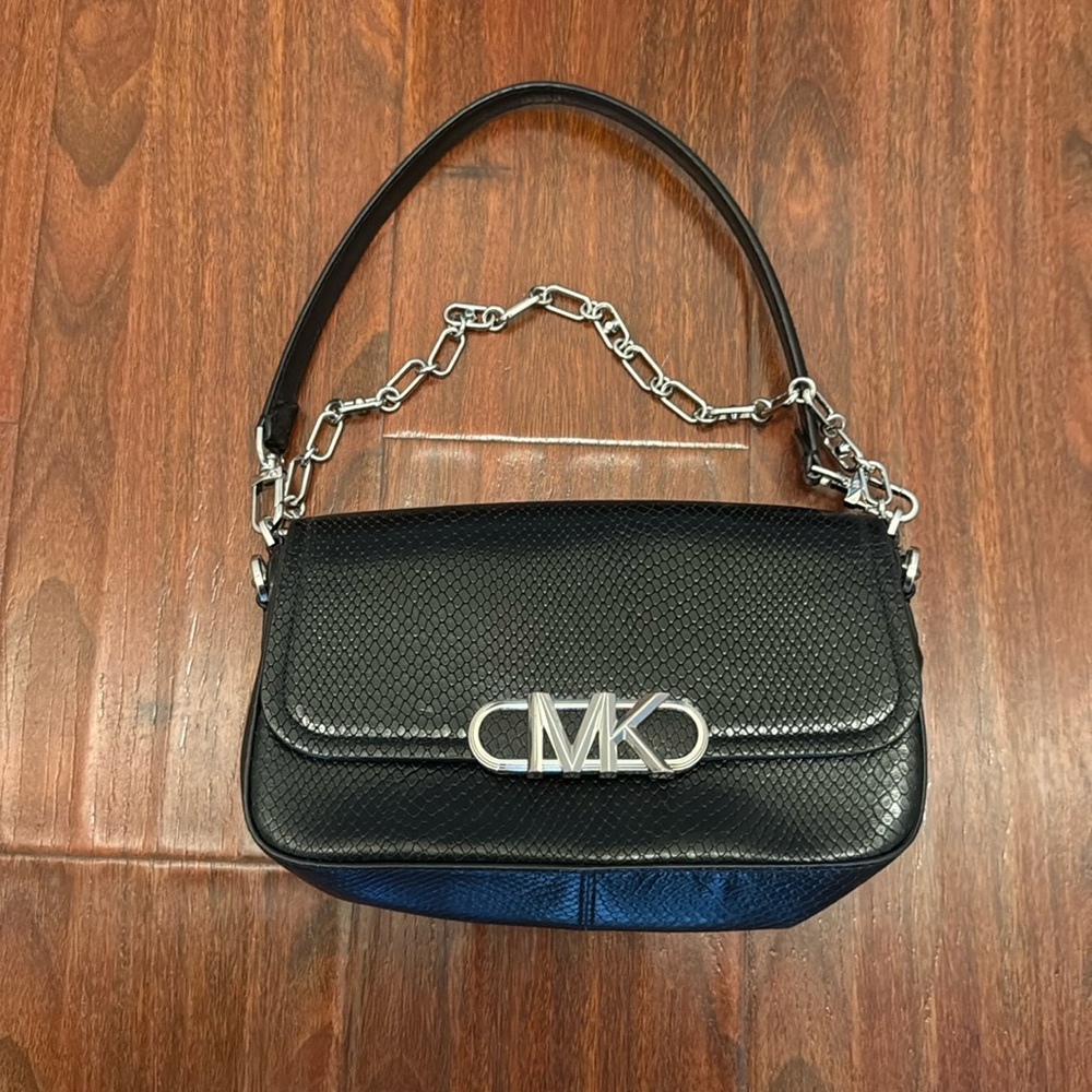 Michael Kors Black Shoulder Bag with Chain Strap